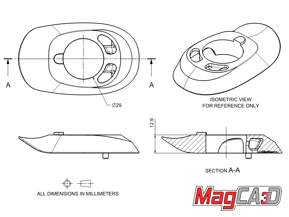 MagCAD Enve IN-Route Specialized Venge Top Bearing Cover