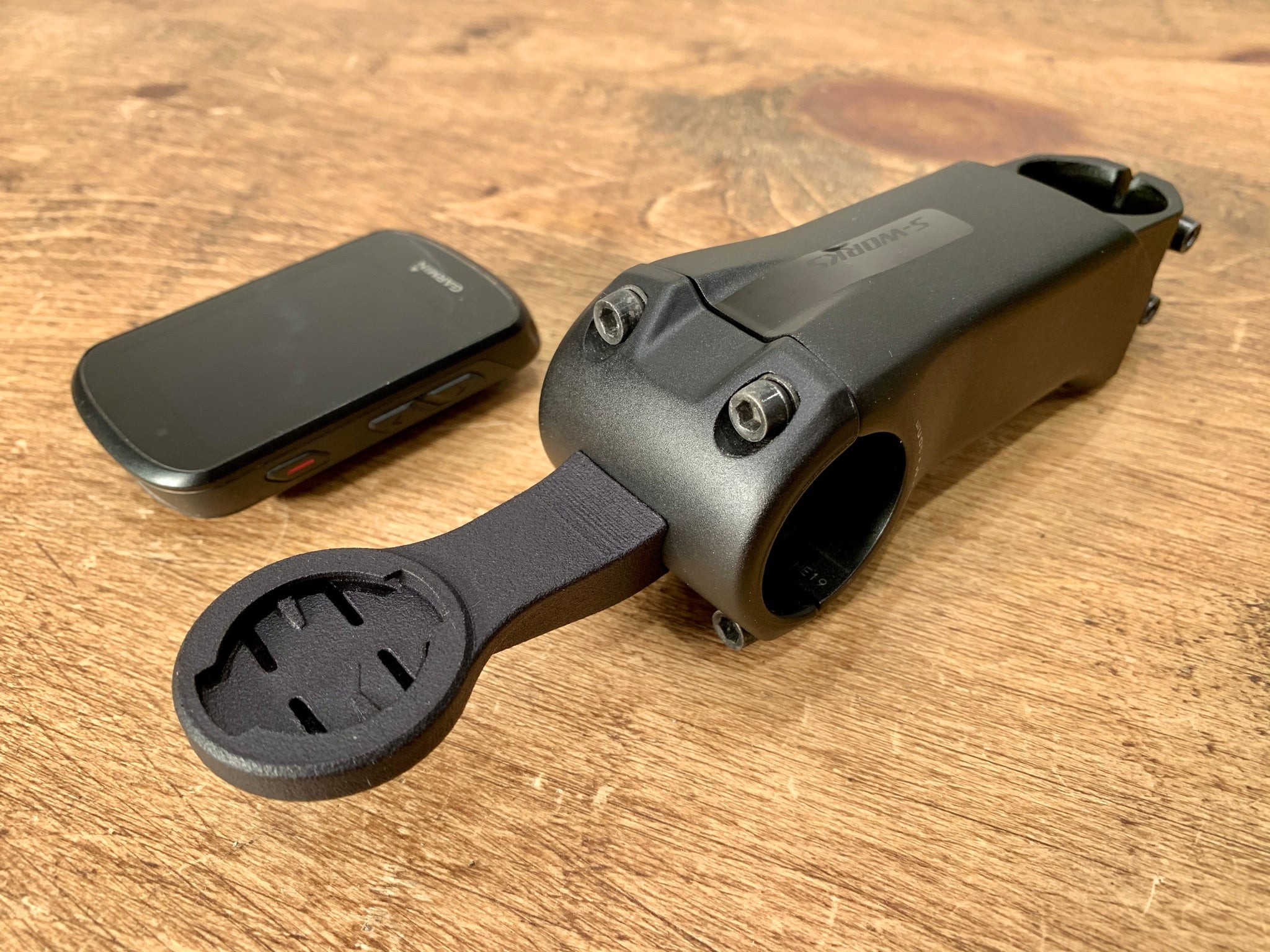 Stem Mount Carbon Works Garmin Mount DARIMO CARBON Garmin Mount