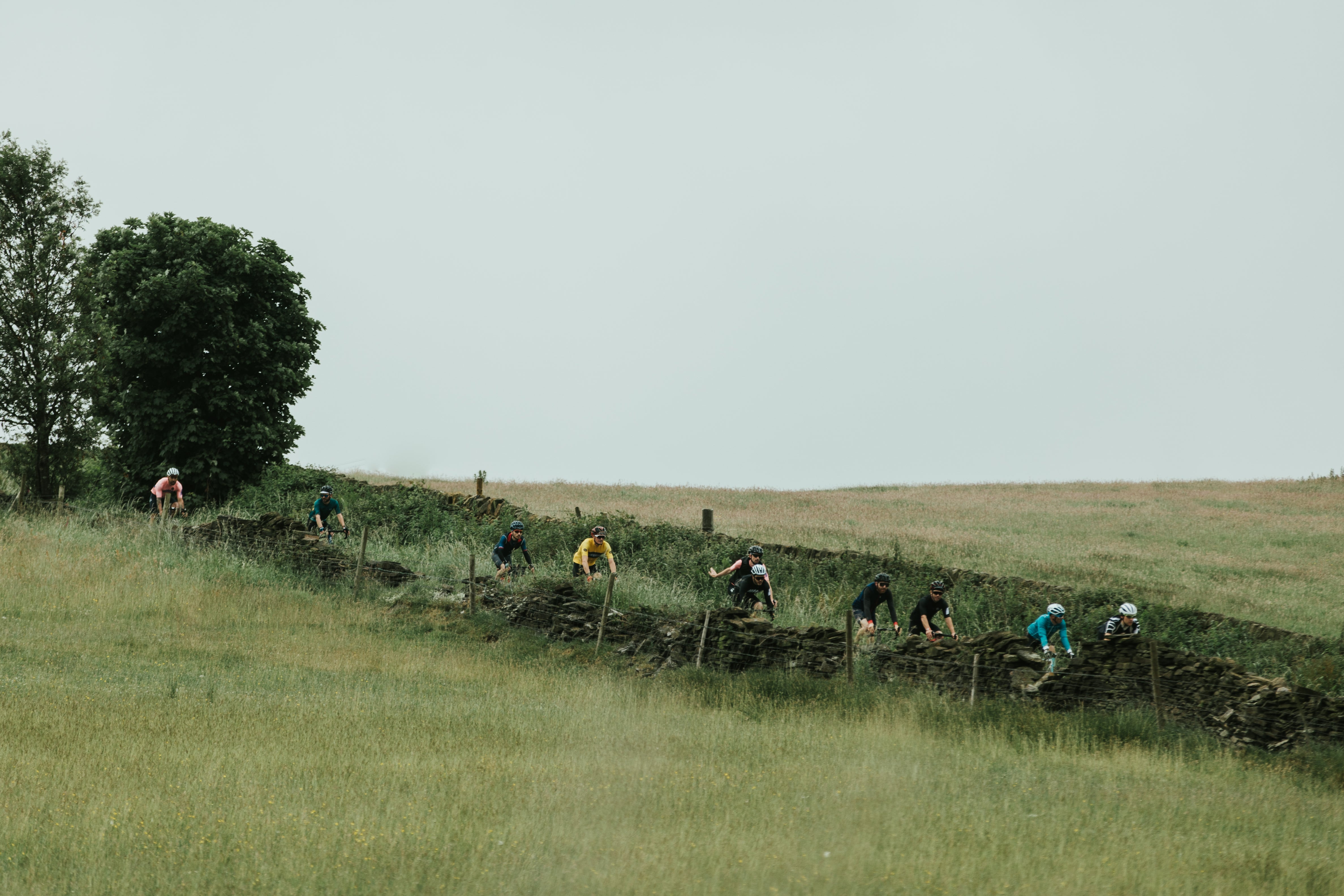 Road cycling around Sheffield, United Kingdom.