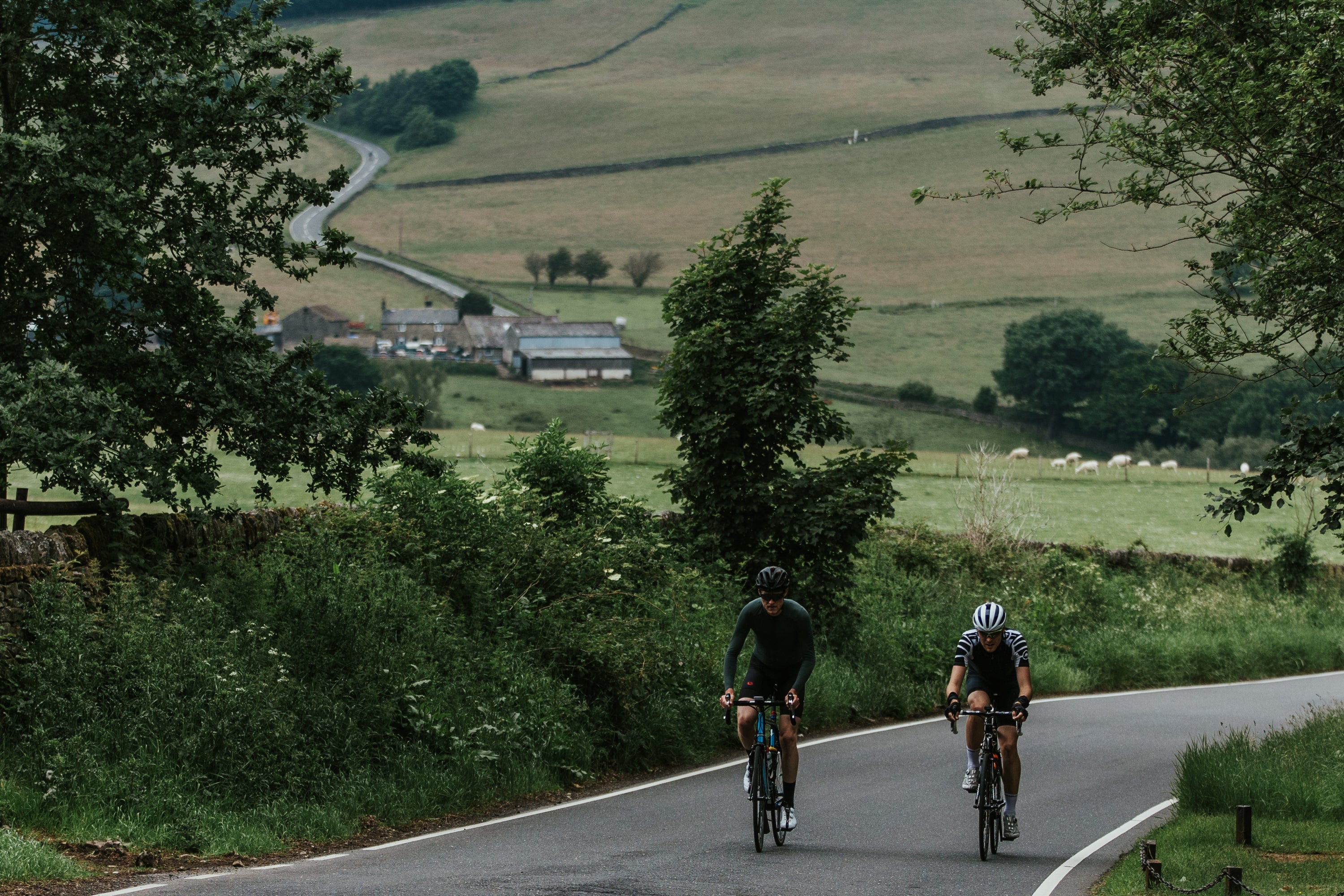 Enjoying a road ride around Sheffield in the United Kingdom.