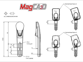 MagCAD Hammerhead Karoo 3 Integrated Mount