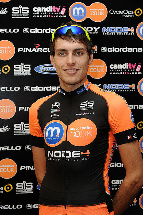 Andrew Magnier at the Motorpoint Pro Cycling launch, February 2011.