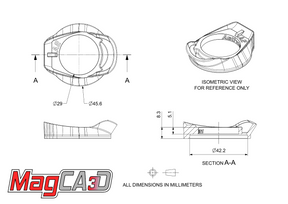 MagCAD Roval Alpinist II Specialized Aethos Top Bearing Cover - Slammed