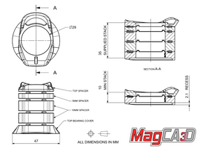 MagCAD Roval Alpinist II Specialized Tarmac SL6 / Crux Headset Kit
