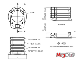 MagCAD Specialized Tarmac SL6 / Crux Headset Update Kit