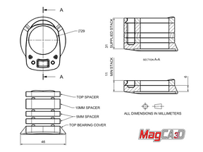 MagCAD Specialized Tarmac SL6 Headset Update Kit