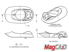 MagCAD Roval Rapide Specialized Venge Top Bearing Cover - Slammed