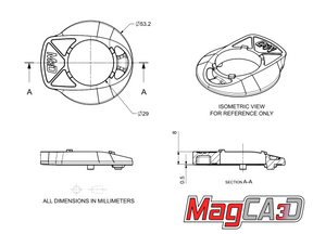 MagCAD Specialized Aethos 2 Top Bearing Cover - SL7