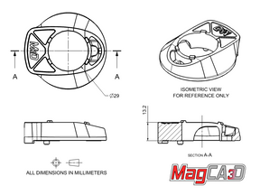 MagCAD Specialized Allez Sprint Top Bearing Cover - SL7