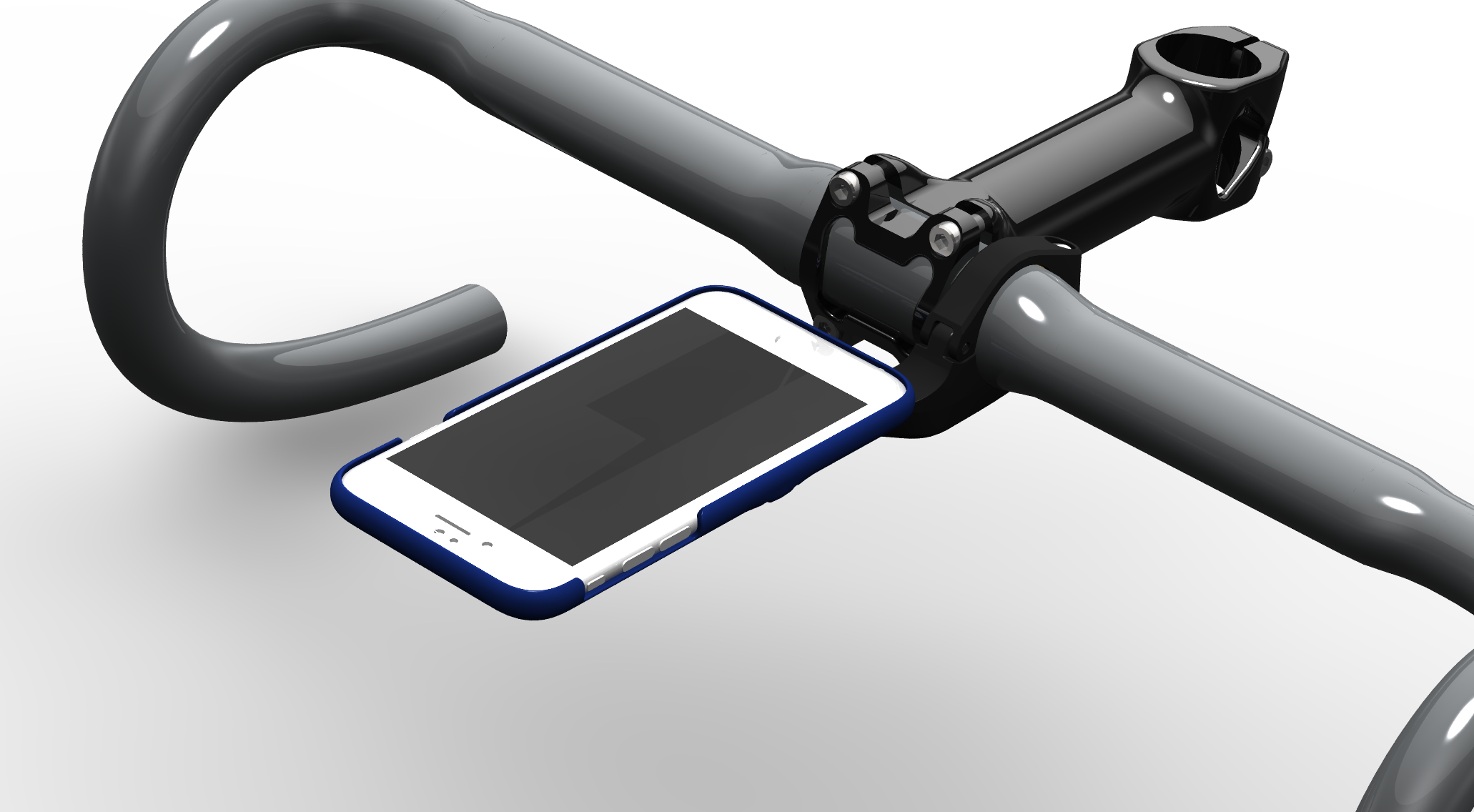 MagCAD iPhone case with Wahoo mount.
